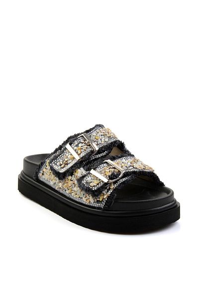 Bambi Black Women's Slippers K04429320387