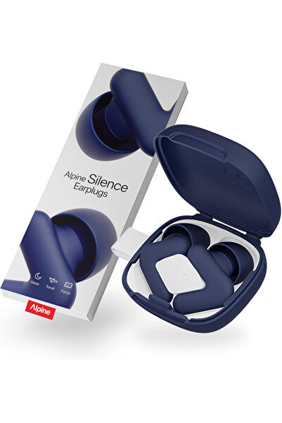 Alpine Silence Kulak Tıkaçları Yeşil Gürültü Önleyici, V-formlu, 4 Boy, Uyku Ve Seyahat İçin