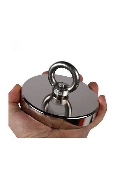 OEM Neodymium pot magnet D120 mm rotating ring hook magnet fishing 480kg