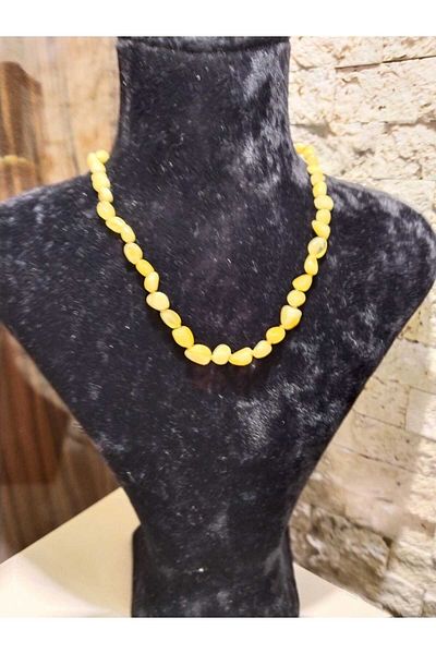 Store 6 Baby Amber Necklace Baby Teeth Necklace 100% Certified (30-33 cm)