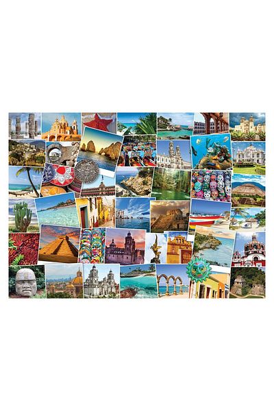 Eurographics Eurographics Puzzle - Globetrotter Mexico, 1000 pieces