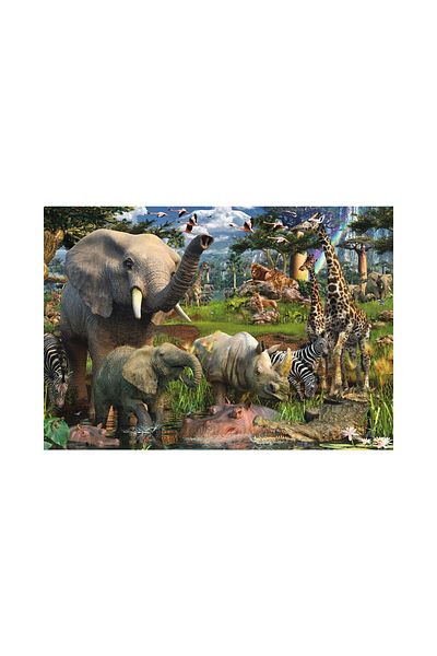 RAVENSBURGER Ravensburger Puzzle - Animals in the Wild, 18000 pieces