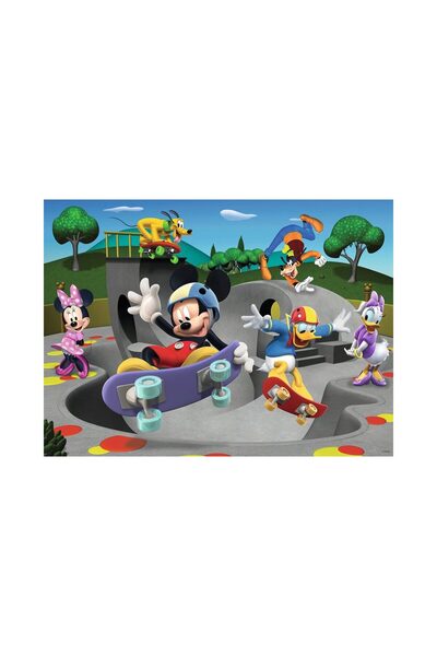 RAVENSBURGER Puzzle - Mickey Cu Skateboard, 100 piese XXL