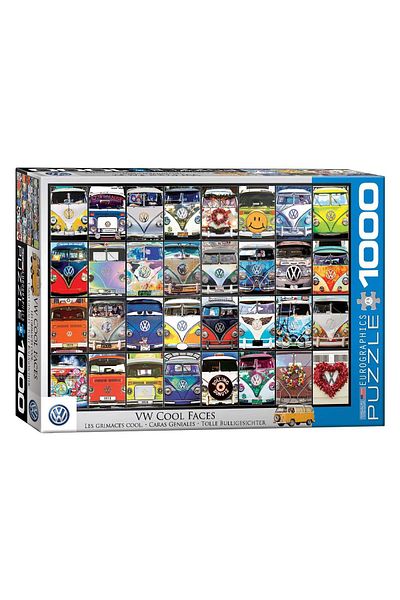 Eurographics Puzzle Eurographics - VW Bus - Cool Faces, 1000 pieces