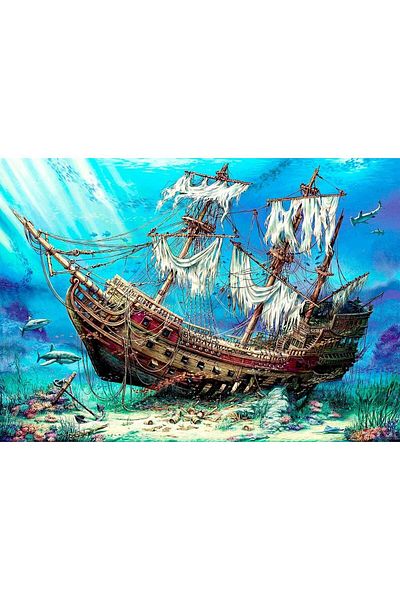 Anatolian Anatolian Puzzle - Shipwreck Sea, 1500 pieces