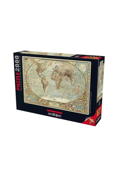 Anatolian Anatolian puzzle - World Map, 2000 pieces