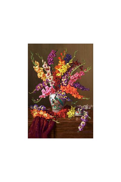 Castorland Puzzle 1000 pieces Castorland - Gladioli in Chinese Vase