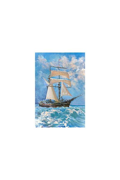 Gold Puzzle Puzzle Gold Puzzle - Sailboat in the Ocean, 500 piese