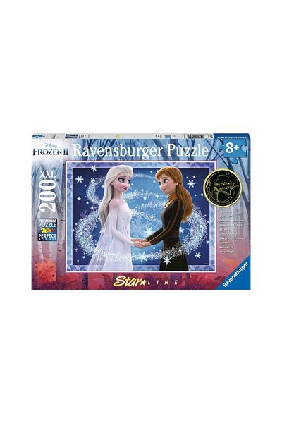 RAVENSBURGER Puzzle 200 piese fosforescent Ravensburger - Anna Si Elsa