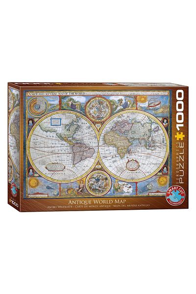 Eurographics Puzzle Eurographics - Map of the ancient world, 1000 pieces
