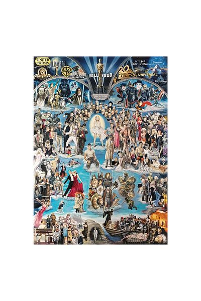 Schmidt Puzzle Schmidt - Renato Casaro: Hollywood XXL, 3000 pieces