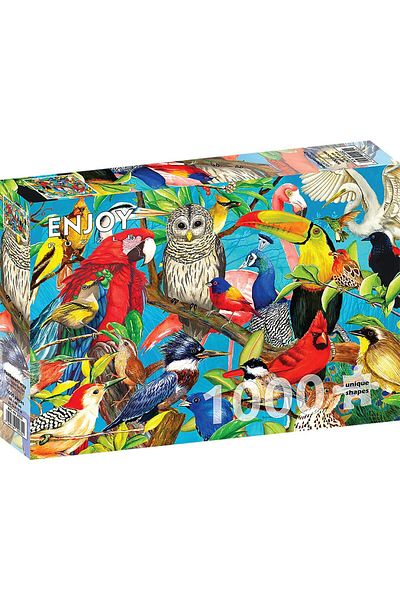 Enjoy Puzzle 1000 pieces ENJOY - Feathered Fenzy
