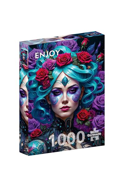 Enjoy Puzzle 1000 pieces ENJOY - Gothic Flowers Portrait (Enjoy-2169)