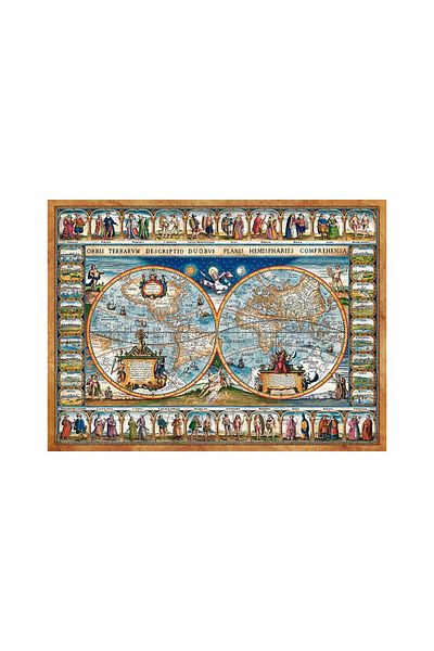 Castorland Puzzle Castorland - Map Of The Word, 2000 pieces