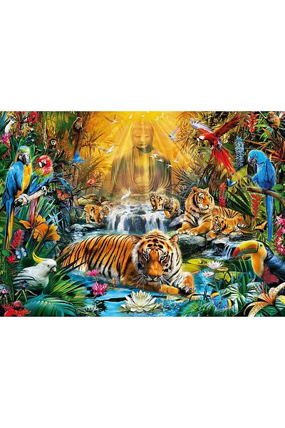 CLEMENTONI Puzzle Clementoni - Mysterious Tiger, 1000 pieces