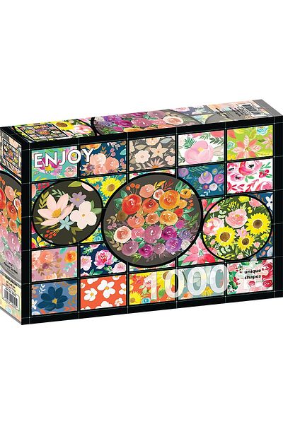 Enjoy Puzzle 1000 pieces ENJOY - Lacy's Flower Garden