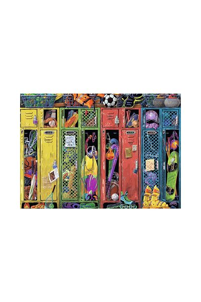 RAVENSBURGER Puzzle Ravensburger - The Locker Room, 1000 pieces