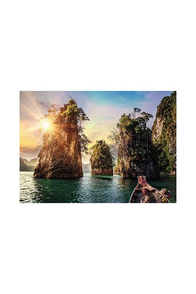 RAVENSBURGER Puzzle Ravensburger - Nature Edition No 15 - Three Rocks in Cheow, Thailand, 1000 pieces