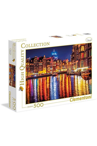 CLEMENTONI Clementoni Puzzle - Amsterdam by Night, 500 pieces