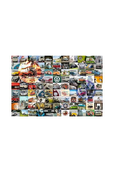 RAVENSBURGER Puzzle Ravensburger - 99 VW Campervan Moments, 3000 pieces