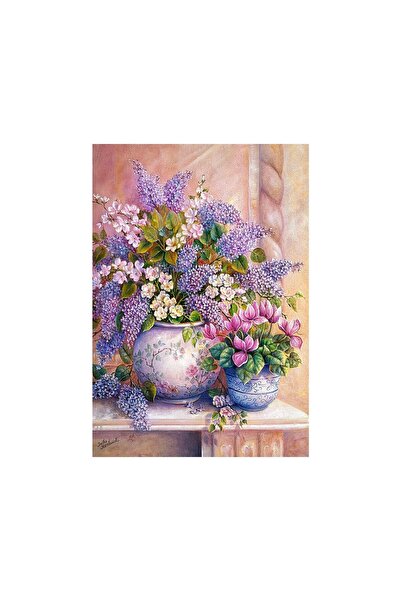 Castorland Puzzle - Lilac Flowers, 1500 piese