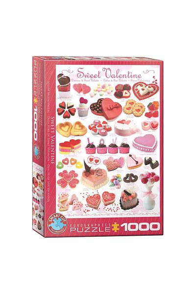 Eurographics Puzzle Eurographics - Valentinstag Sussigkeiten, 1000 pieces
