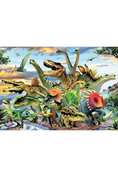 EDUCA Educa Puzzle - Dinosaurs, 500 pieces
