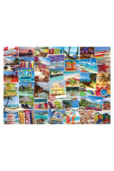 Eurographics Puzzle Eurographics - Globetrotter Beaches, 1000 pieces