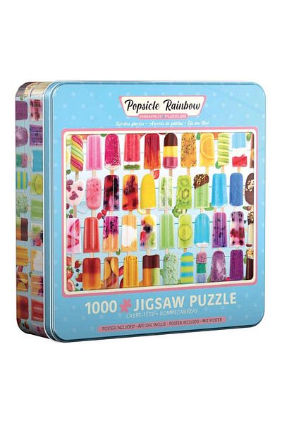Eurographics Puzzle 1000 pieces Eurographics - Metal Box - Popsicle Rainbow