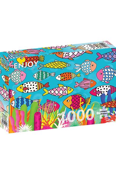 Enjoy Puzzle 1000 pieces ENJOY - Patterned Fishes