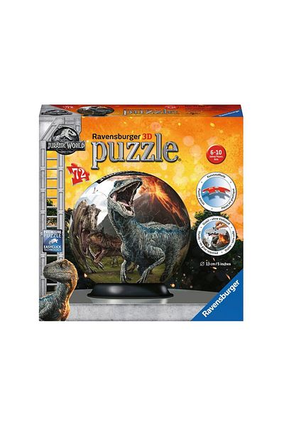 RAVENSBURGER Ravensburger globe puzzle - Jurassic World, 72 pieces