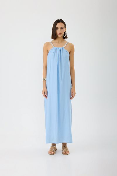 SEVİLEN Rochie cu bretele cu margele