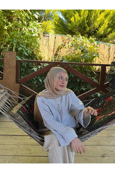 OX-RA Aura Beige Comfort Shawl