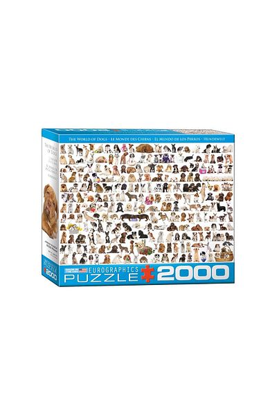 Eurographics Puzzle Eurographics - The World of Dogs, 2000 pieces