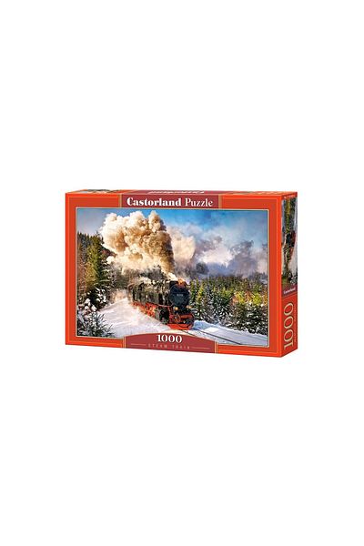 Castorland Puzzle Castorland - Steam Train, 1000 piese