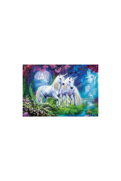 EDUCA Educa Puzzle - Unicorns in the forest, 500 pieces, includes puzzle glue
