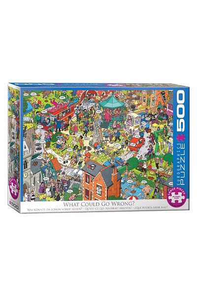 Eurographics Puzzle 500 pieces XXL - Martin Berry: What Could Go Wrong?