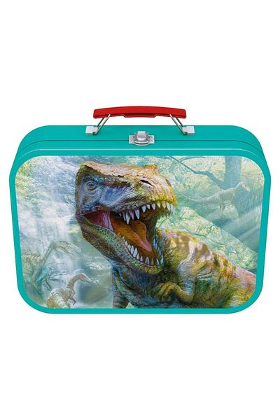 Schmidt Schmidt Puzzle - Dinosaurs, 2x60 + 2x100 pieces, metal box