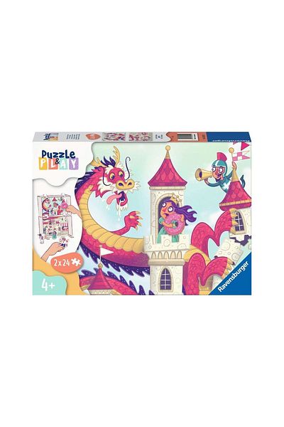 RAVENSBURGER Puzzle 2x24 pieces Ravensburger - Dragon