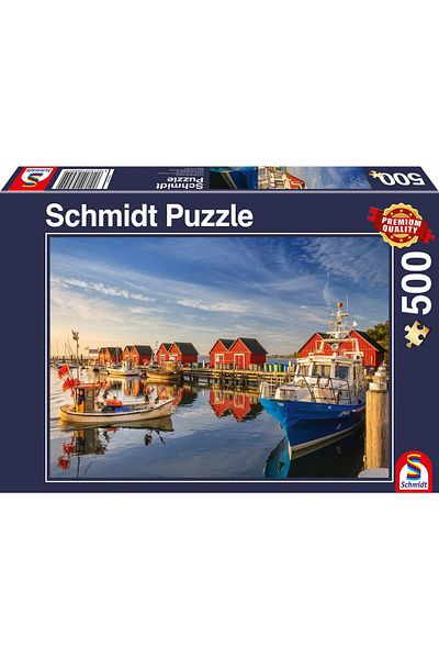 Schmidt Puzzle Schmidt - Fishing Harbor - Weisse Wiek, 500 piese