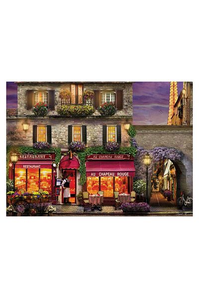 Eurographics Puzzle Eurographics - David Mc Lean: Restaurant au Chapeau Rouge, 1000 pieces