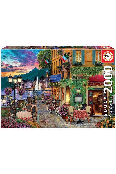 EDUCA Educa Puzzle - Italian Charm, 2000 pieces, includes glue