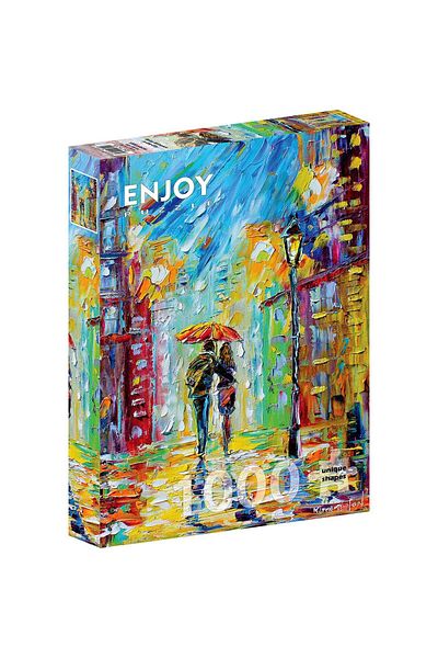 Enjoy Puzzle 1000 pieces Enjoy - Rainy Romance in the City