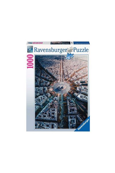 RAVENSBURGER Puzzle Ravensburger - Paris seen from above, 1000 pieces