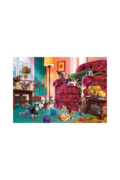 Castorland Puzzle Castorland - Naughty Kittens, 500 pieces