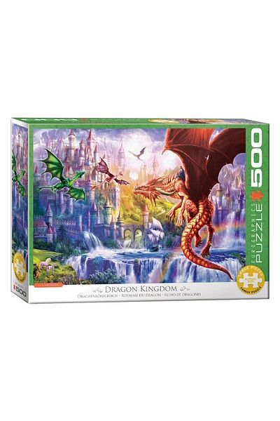 Eurographics Puzzle Eurographics - Dragon Kingdom, 500 pieces XXL