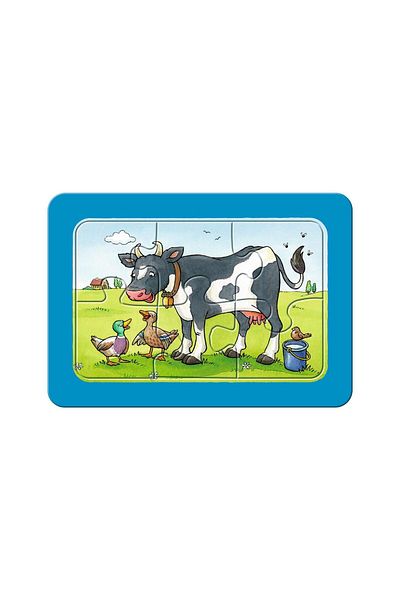 RAVENSBURGER Ravensburger Puzzle - Animal Friends, 3x6 pieces