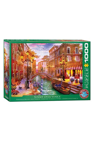 Eurographics Puzzle Eurographics - Dominic Davison: Sunset over Venice, 1000 pieces