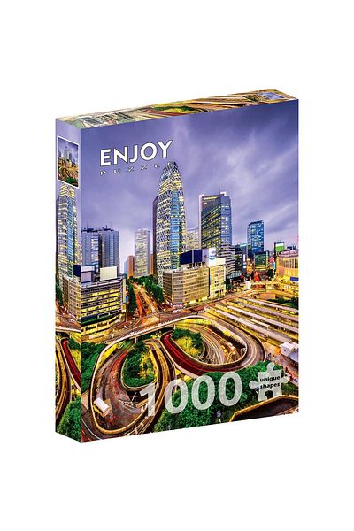 Enjoy Puzzle 1000 pieces ENJOY - Nishi-Shinjuku District, Tokyo