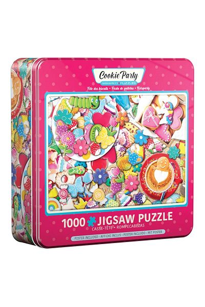 Eurographics Puzzle 1000 pieces Eurographics - Metal Box - Cookie Party